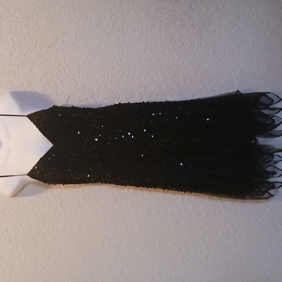 Vintage Betsy Johnson black cocktail dress - Picture 2 of 9